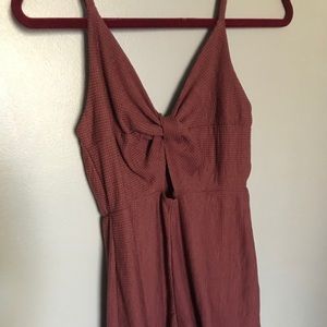 Maroon romper dress